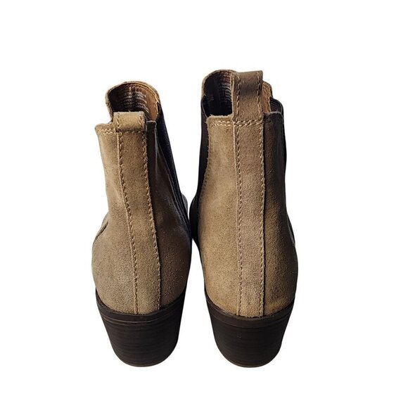 White Mountain Leather Hammond Chelsea Boot Tan Suede Size 9.5 - Picture 4 of 14